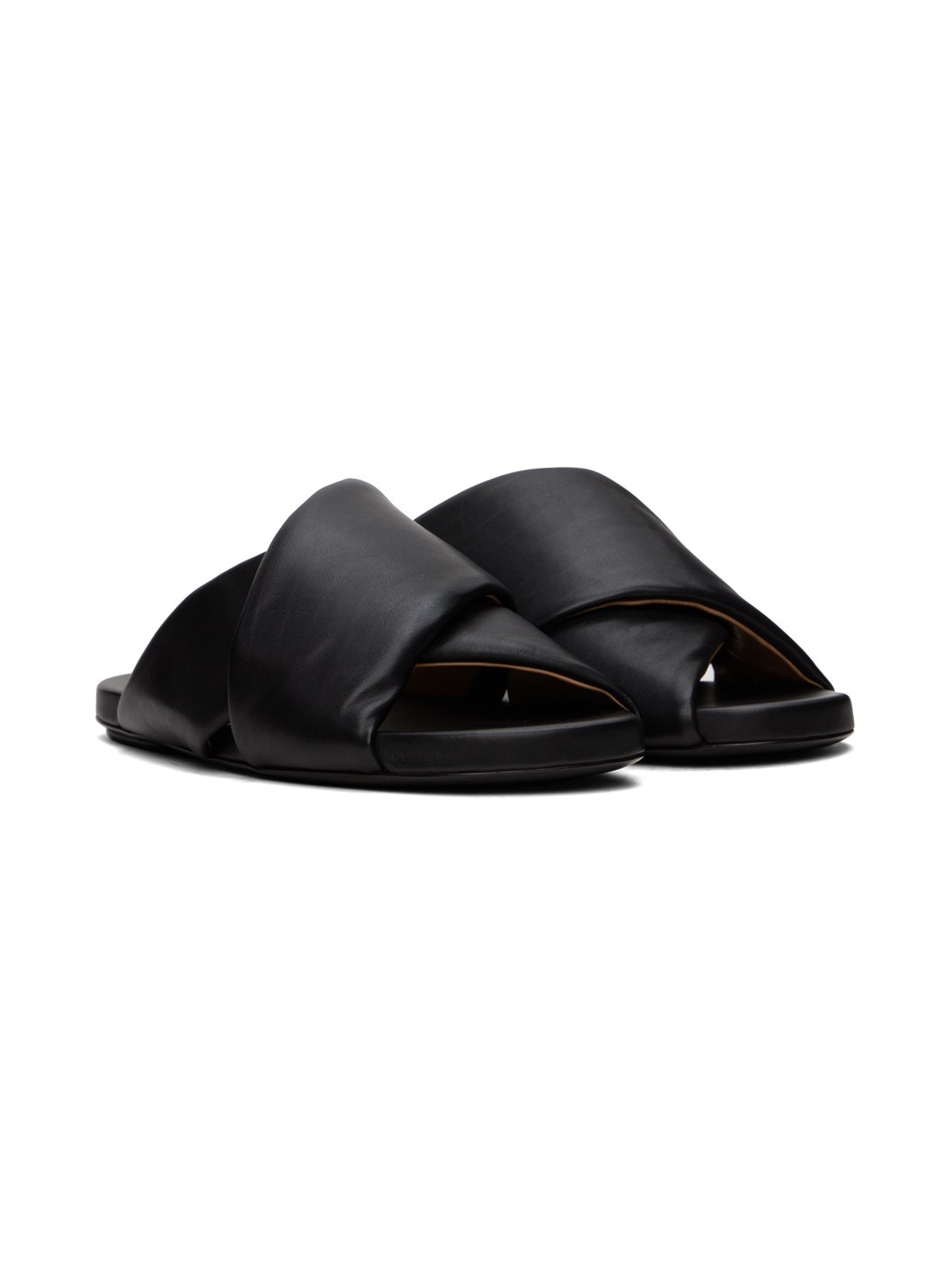 Black Spanciata Sandals - 4