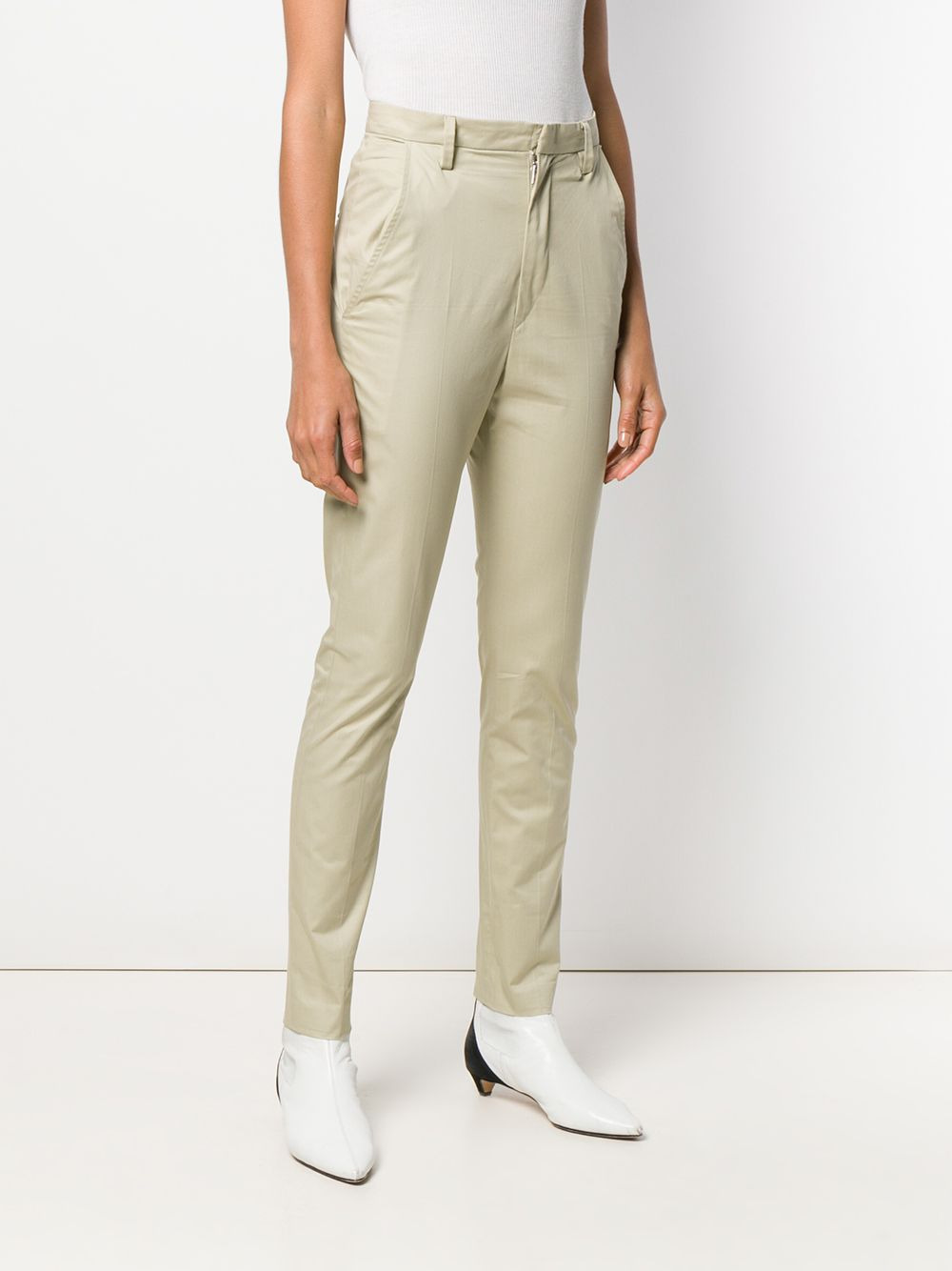 high-waisted tapered trousers - 3