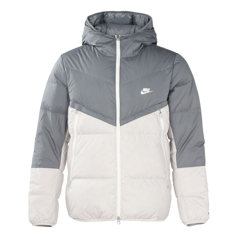 나이키 후드 퍼퍼 재킷 'Grey White' DV1132-084 - 1