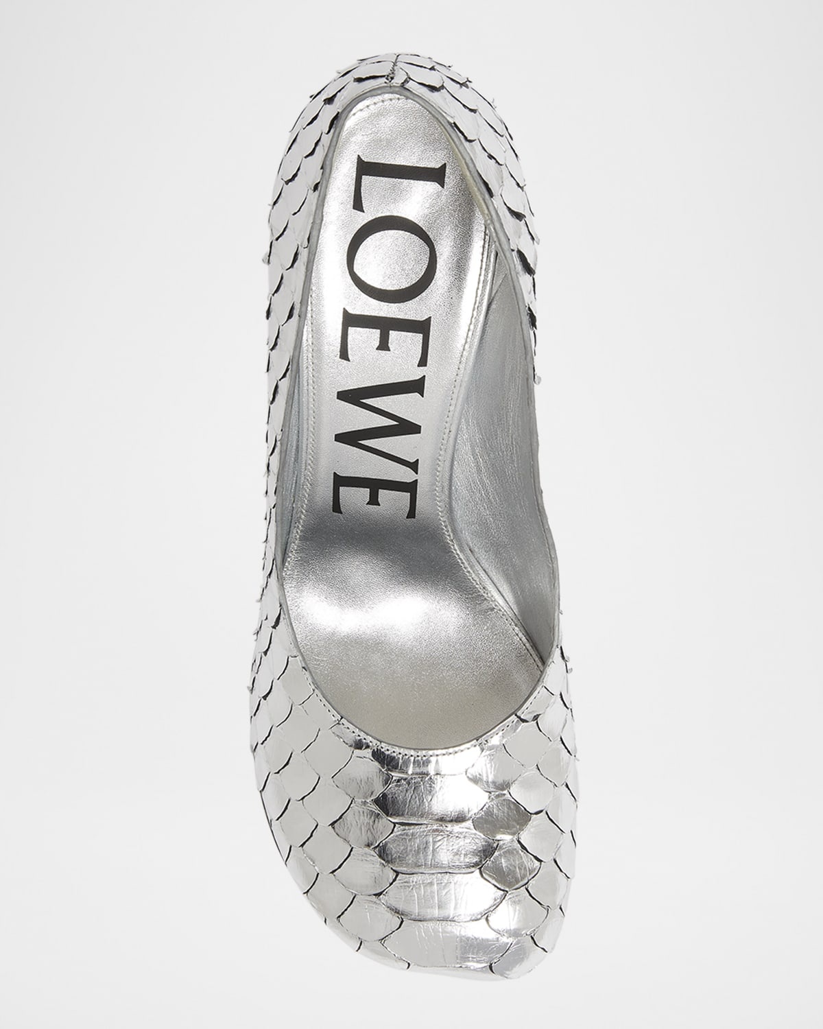 Toy Metallic Python Pumps - 4