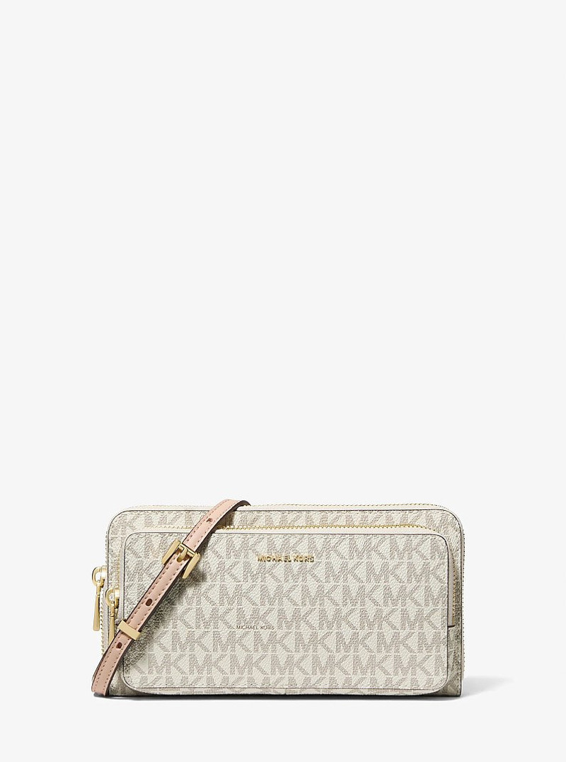 Jet Set Large Signature Logo Convertible Crossbody Bag 1