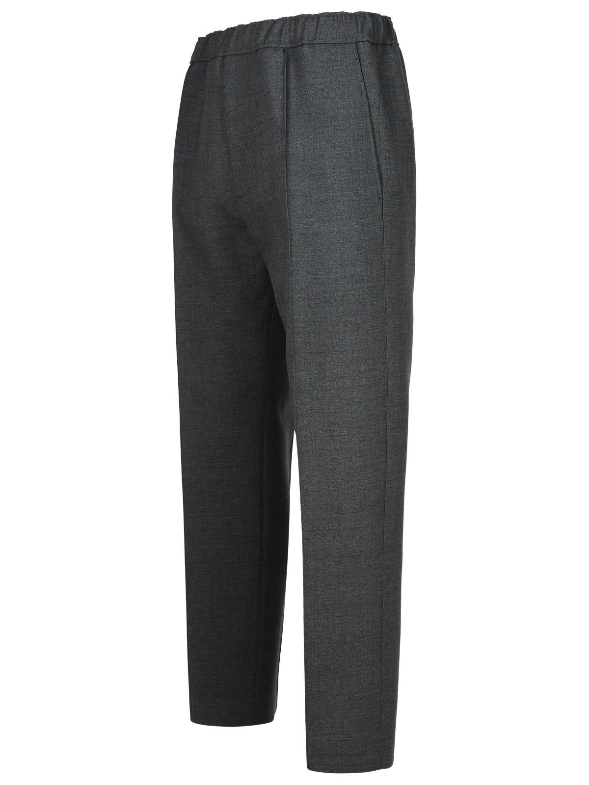 Lanvin Grey Wool Trousers Men - 2
