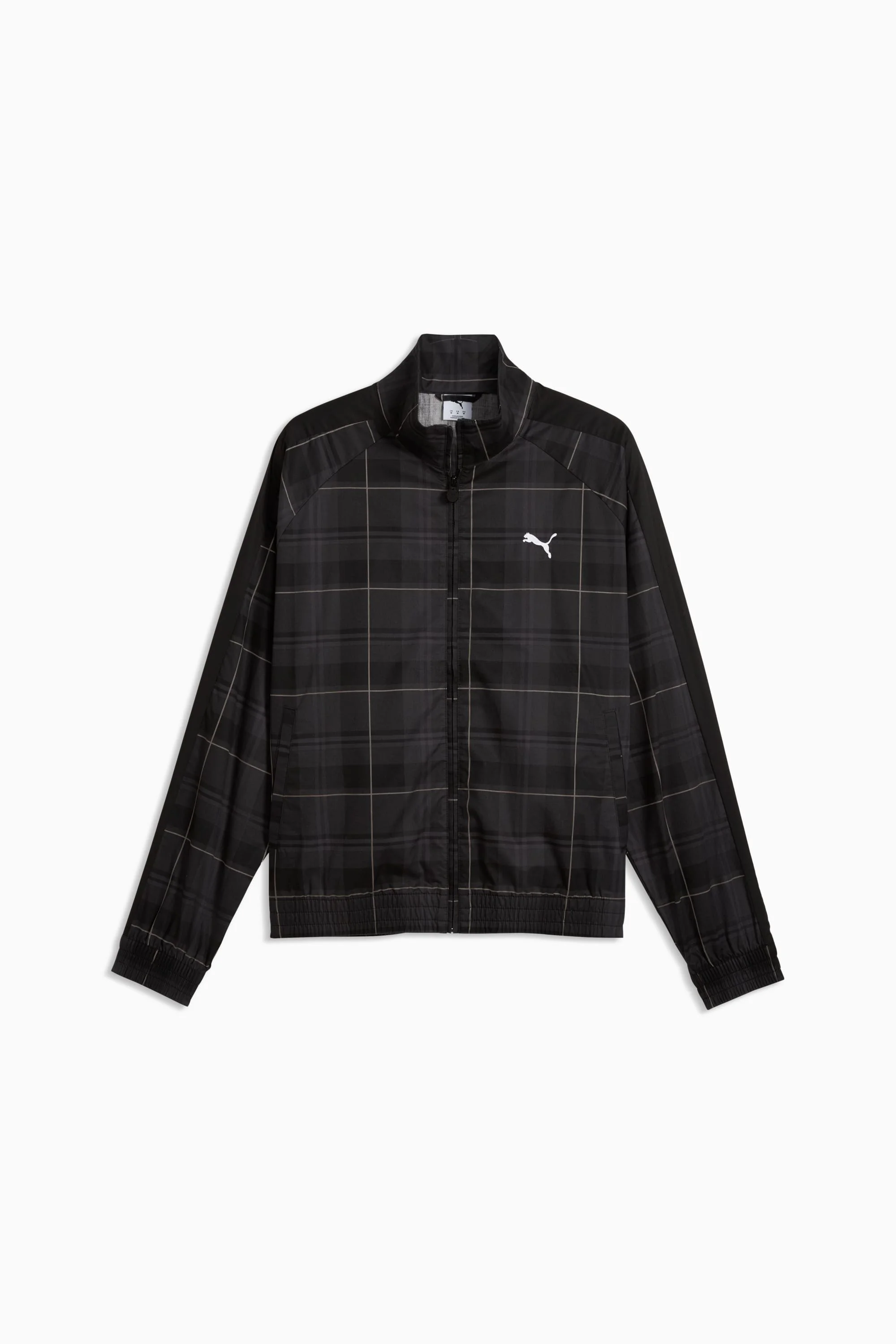 T7 Men's Relaxed Tartan T7 Track Jacket - 1