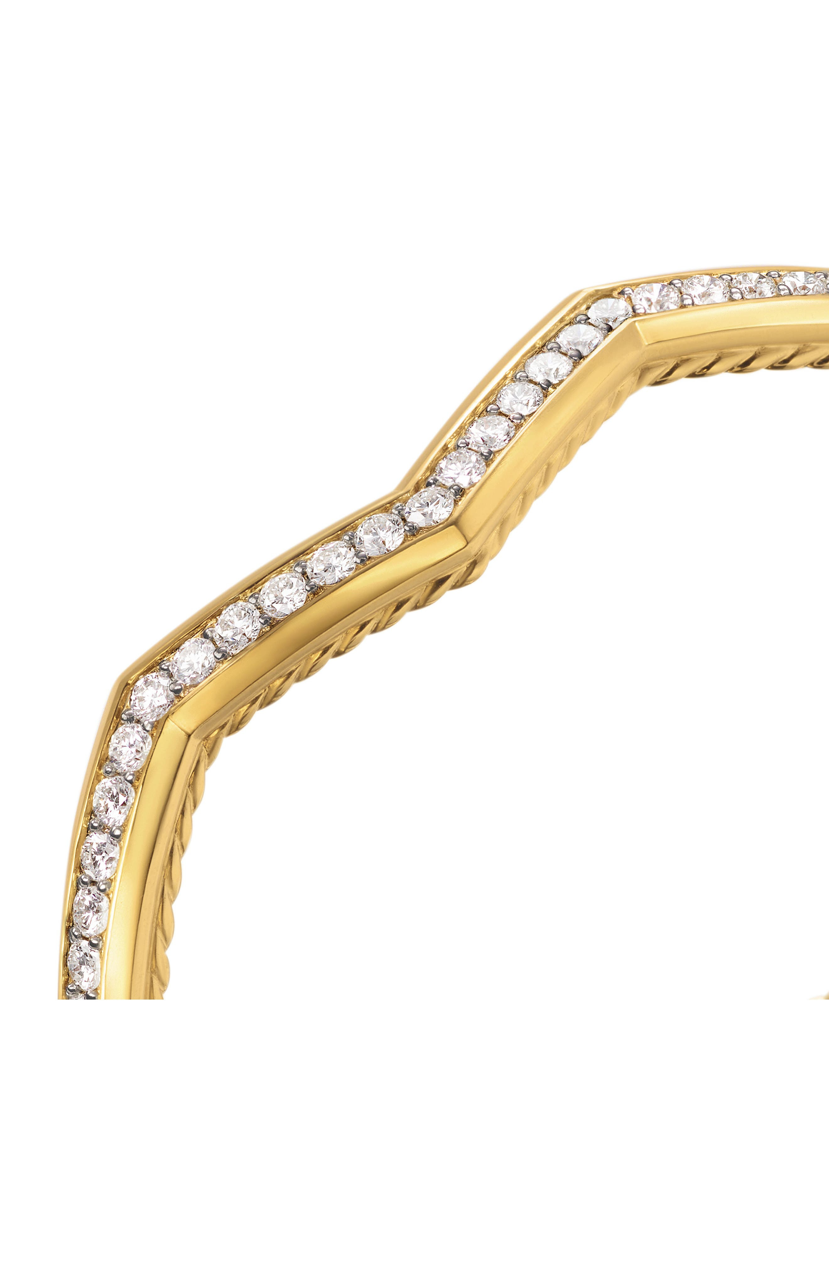 David Yurman Zig Zag Stax Cuff Bracelet in 18K Yellow Gold at Nordstrom - 3