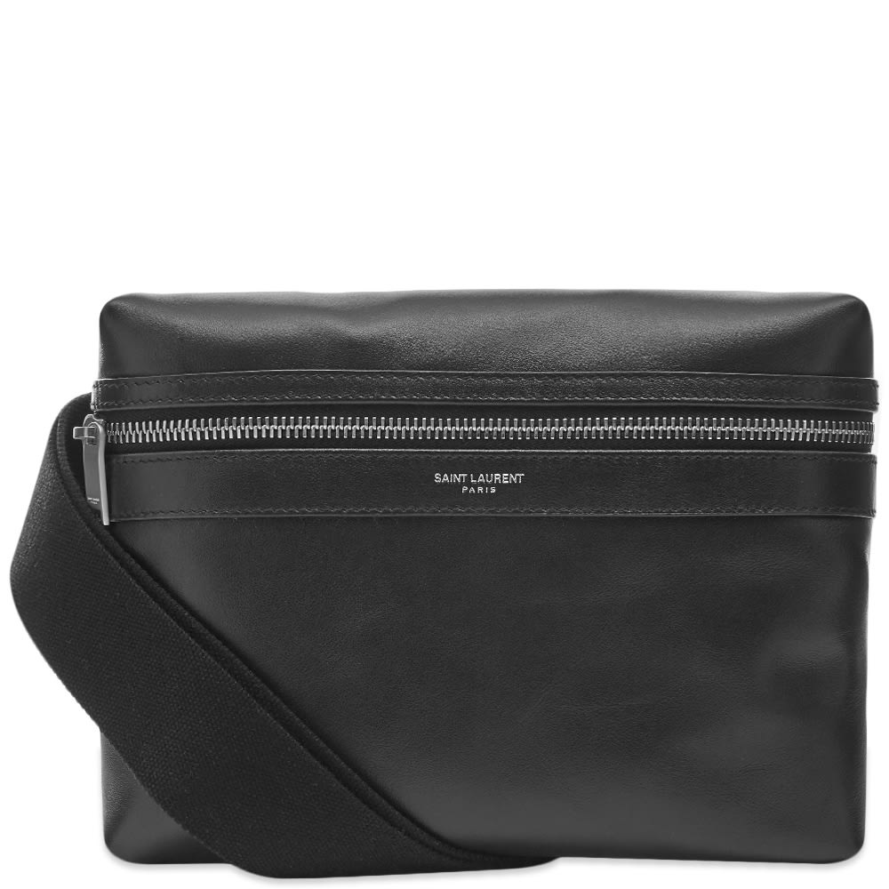 Saint Laurent City Pouch Leather Cross-Body Bag - 1