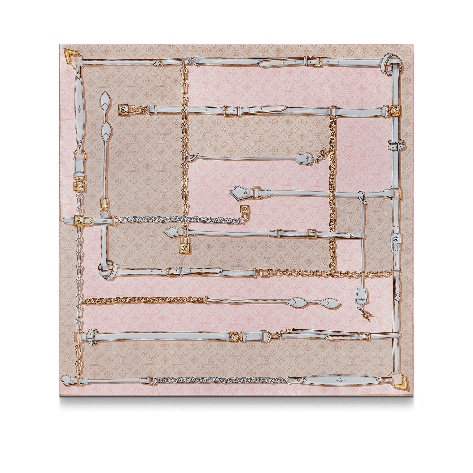 Louis Vuitton Denimgram Confidential Square 90 | REVERSIBLE