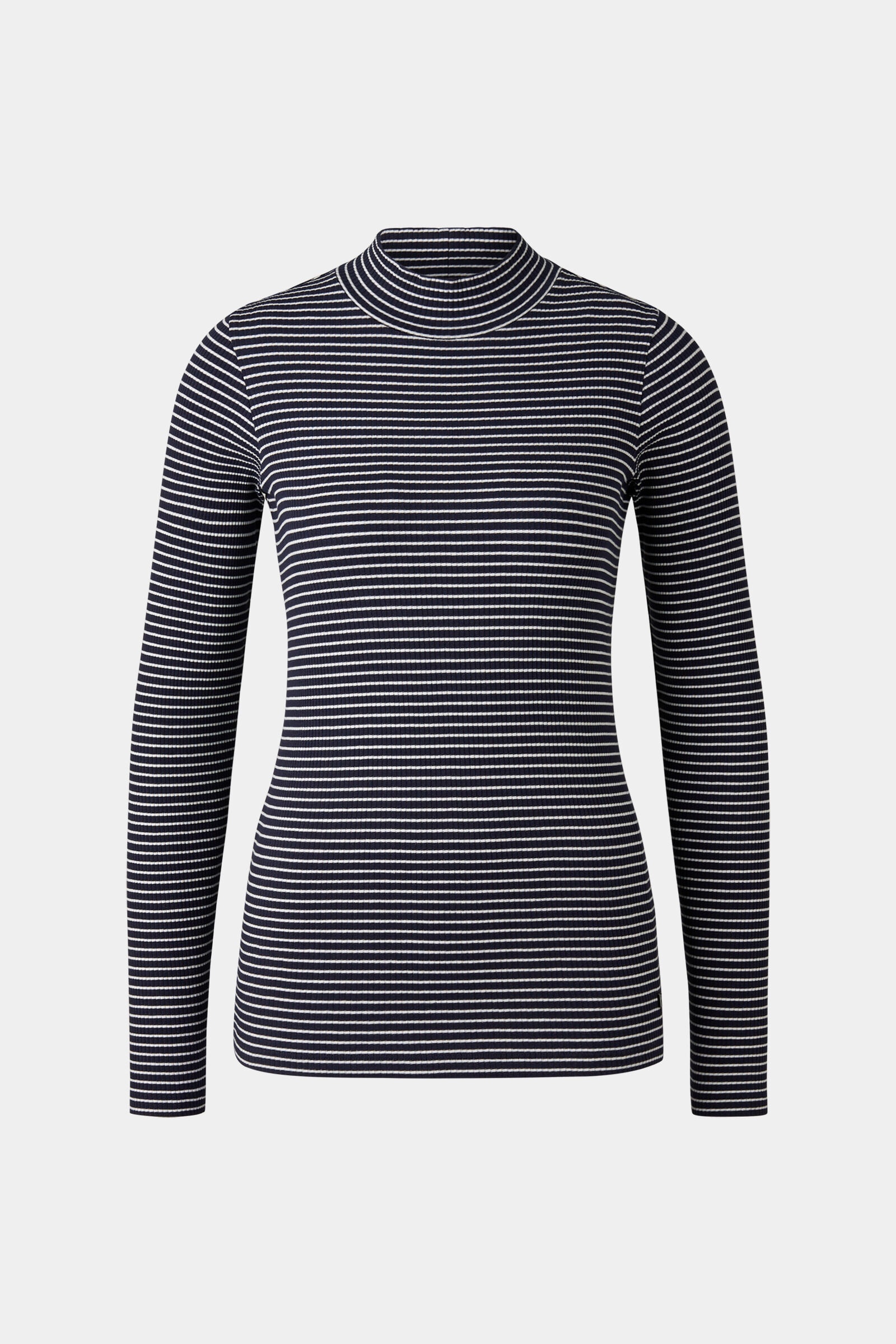 Reike turtleneck shirt in Navy blue/White - 1