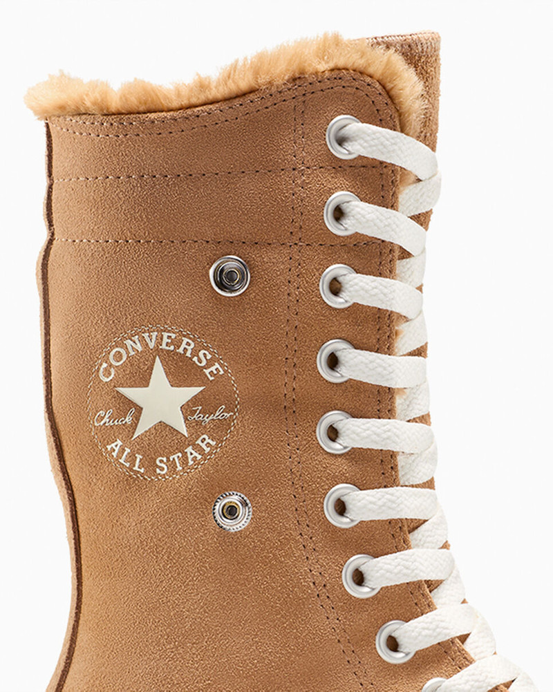Chuck Taylor All Star Fold Over XHi Faux Fur 9