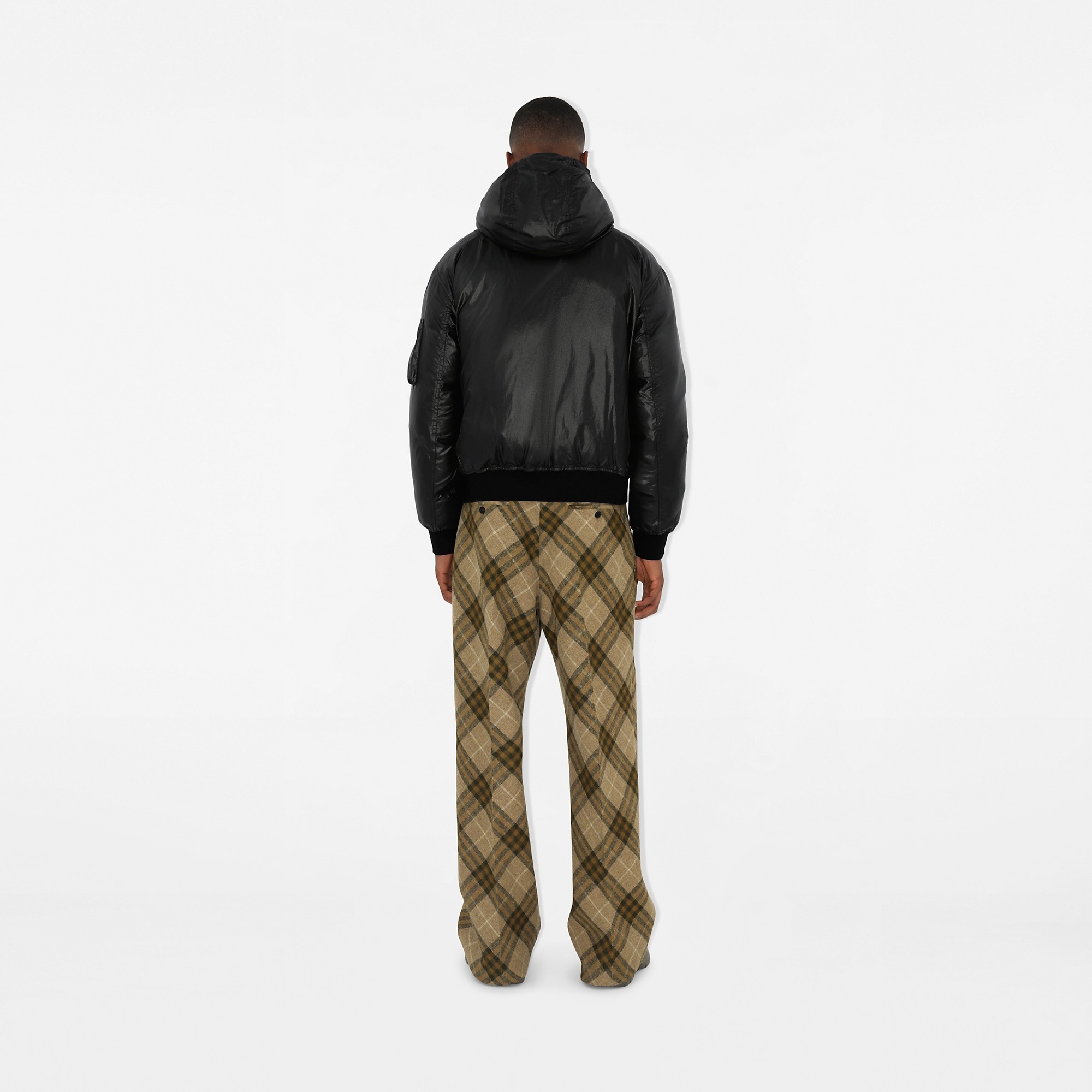 Nylon Bomber Jacket - 4