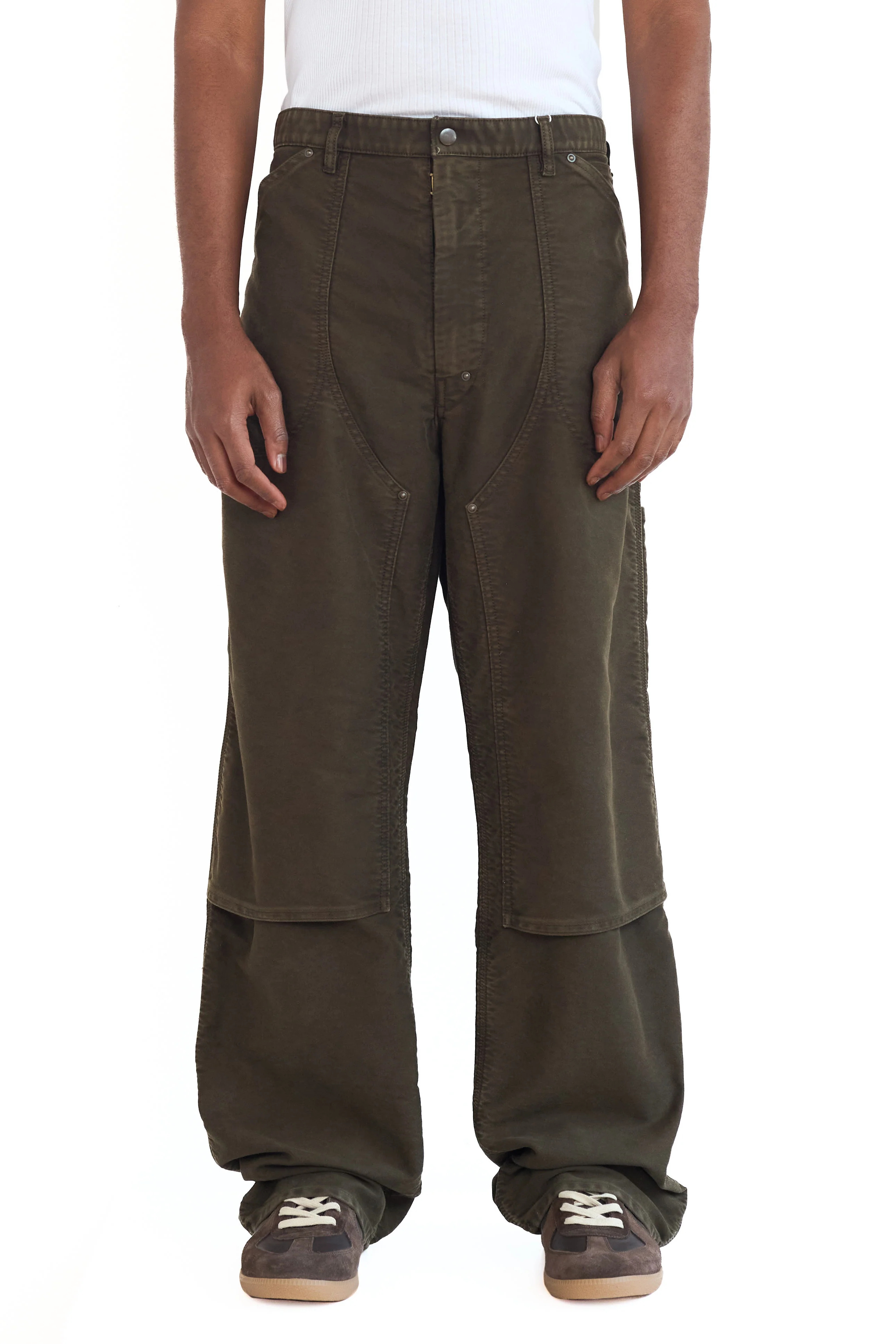Maison Margiela Worker Pants Army - 4