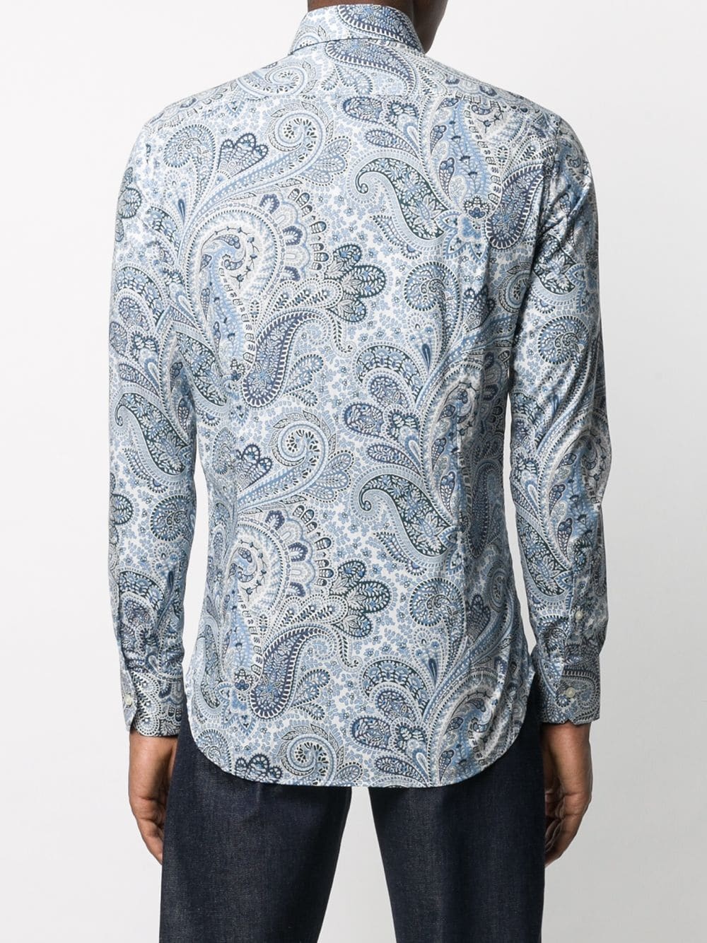 paisley print shirt - 4