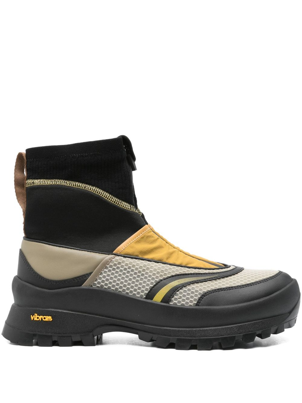 zip-up mesh sneakers - 1