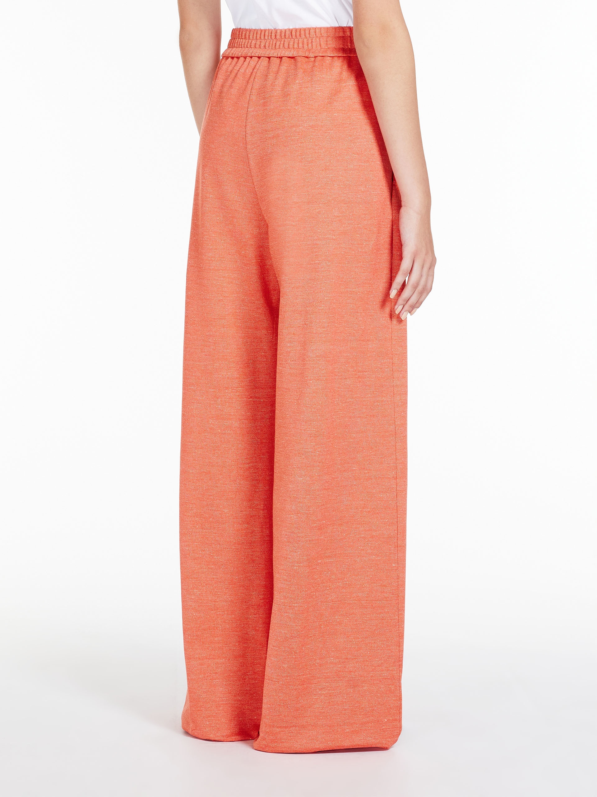 EOLIE Linen and cotton jersey trousers - 4