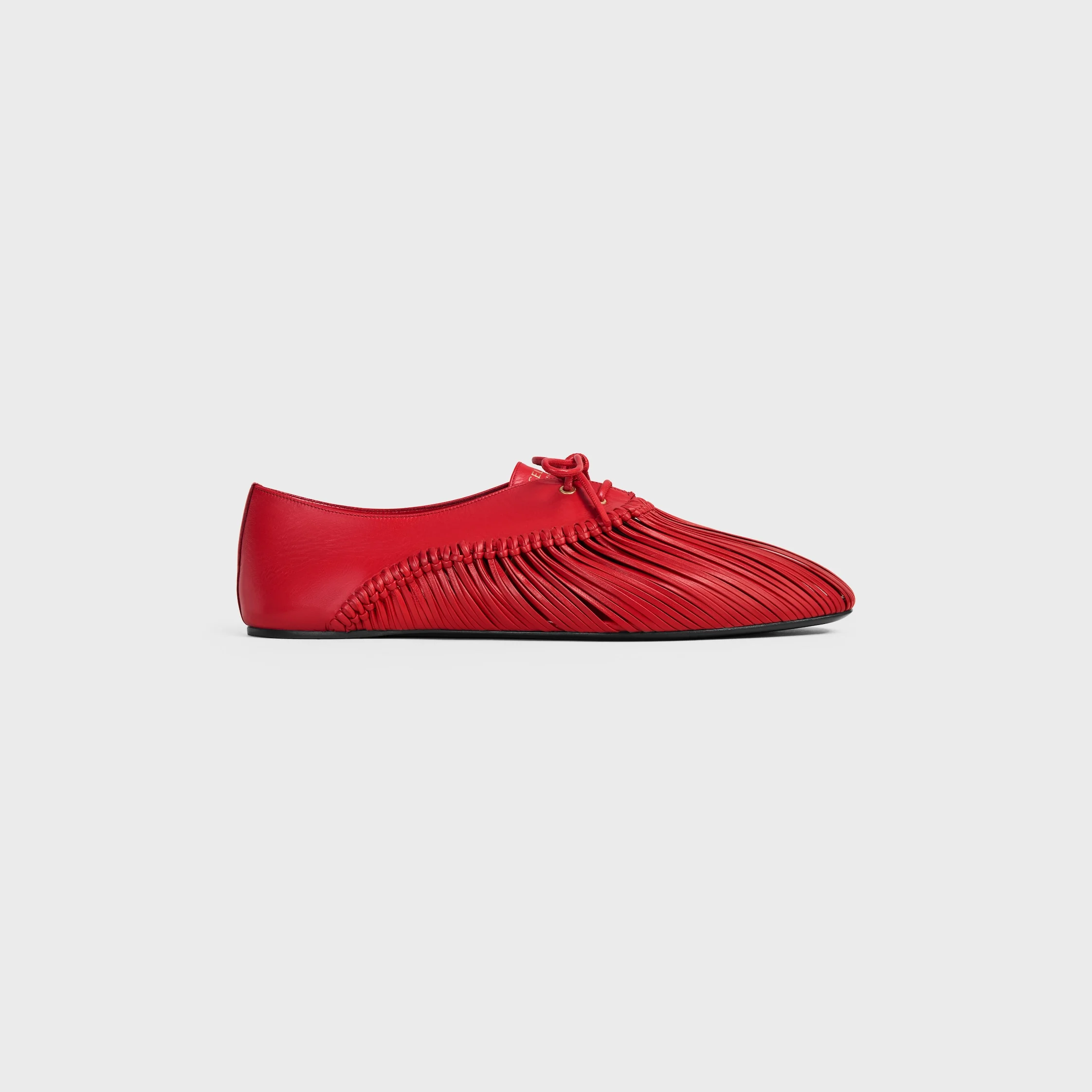 BALLET LACE-UP SHOE IN GOATSKIN - 1