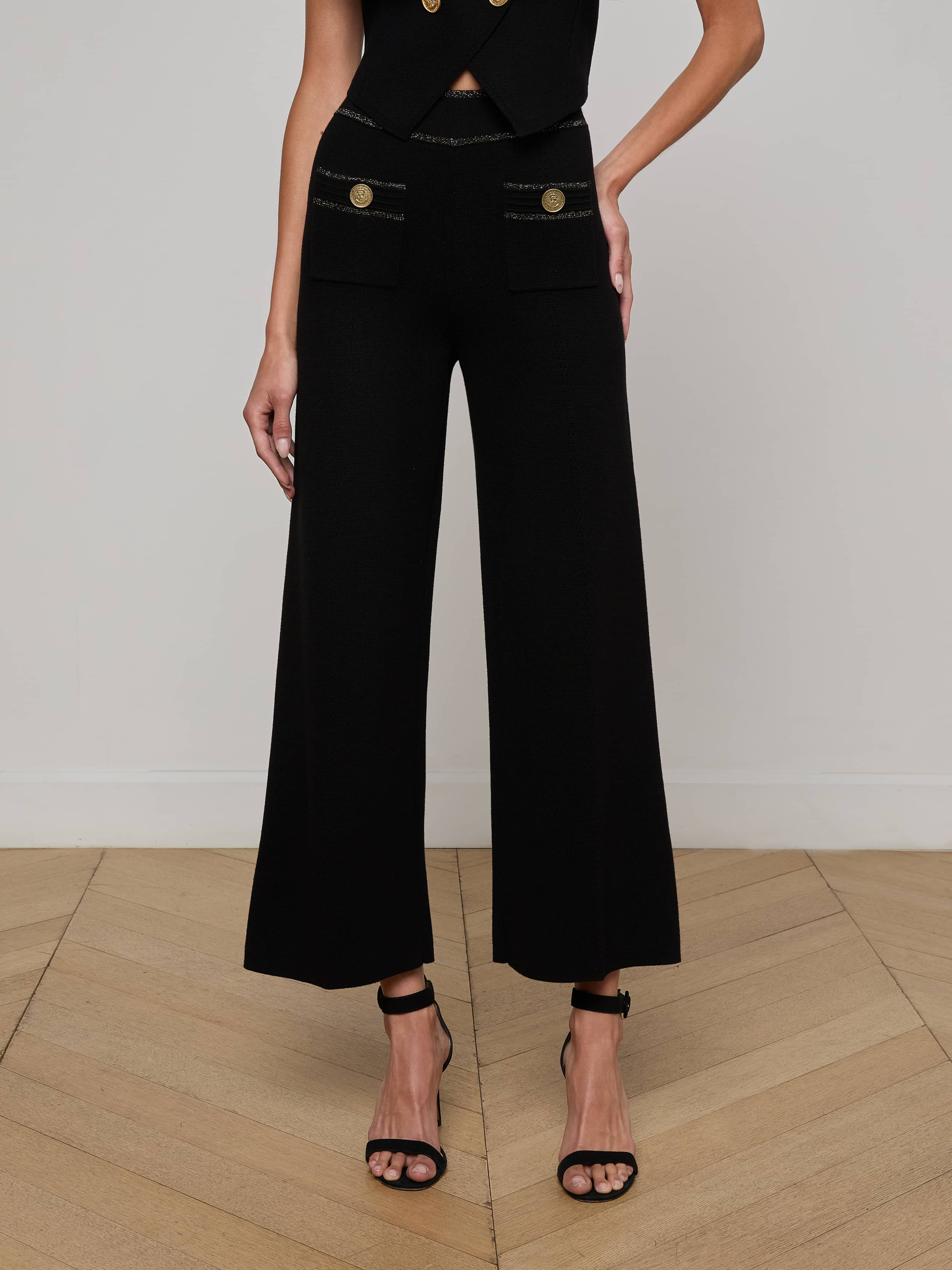 Madrid Wide Leg Knit Pant - 3
