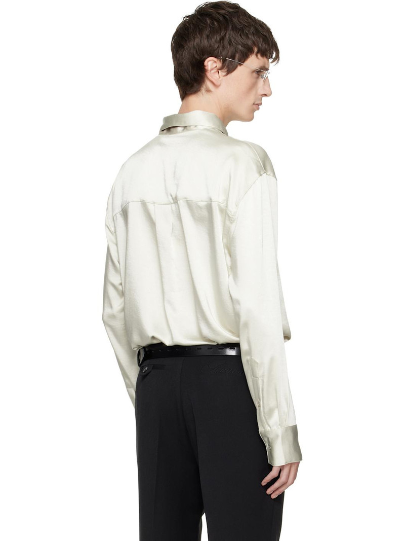 Off-White X-Ray Printed Satin Button-Up Shirt 3