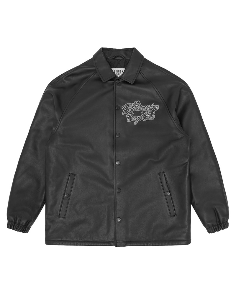 LEATHER COACH JACKET 1