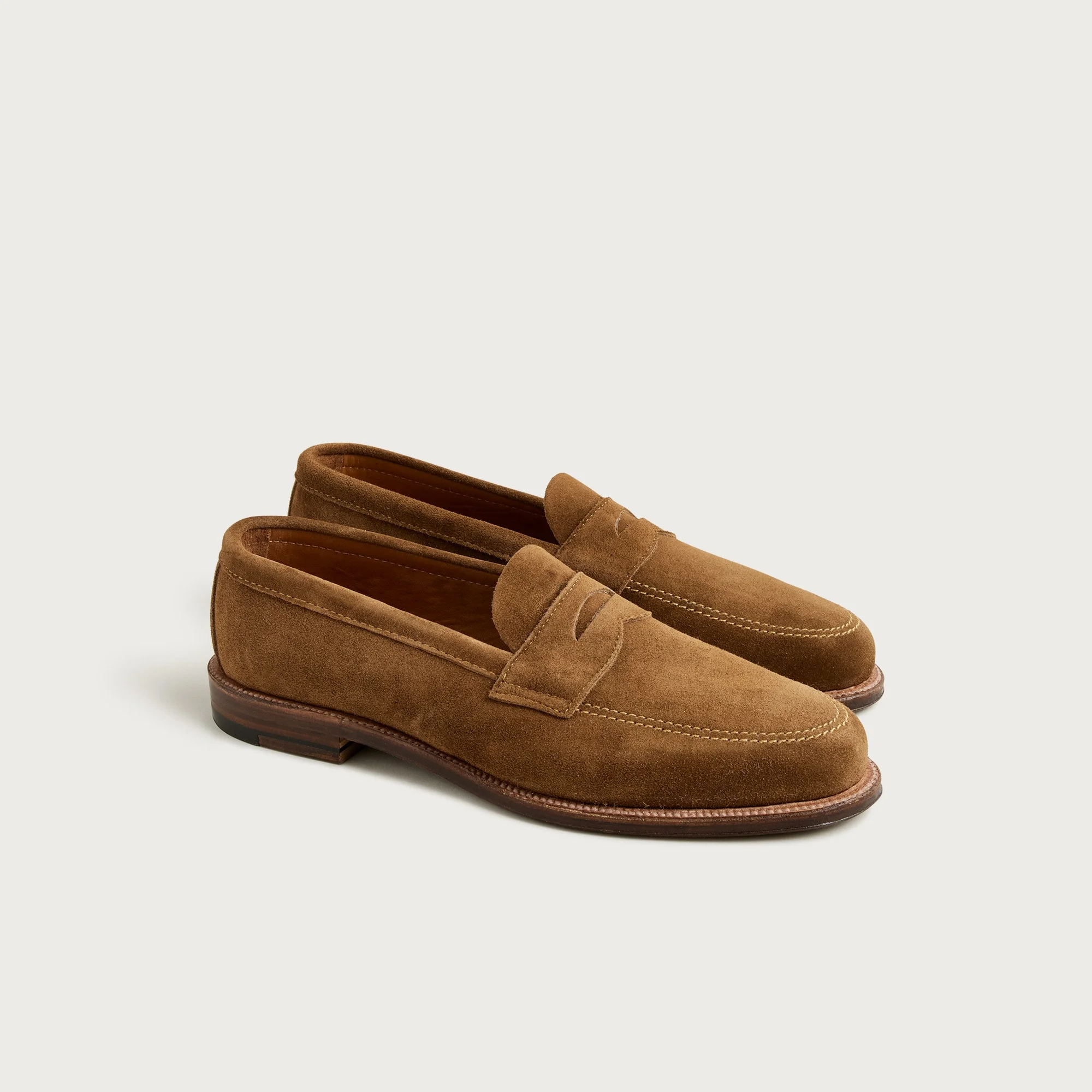Alden® for J.Crew suede penny loafers - 1