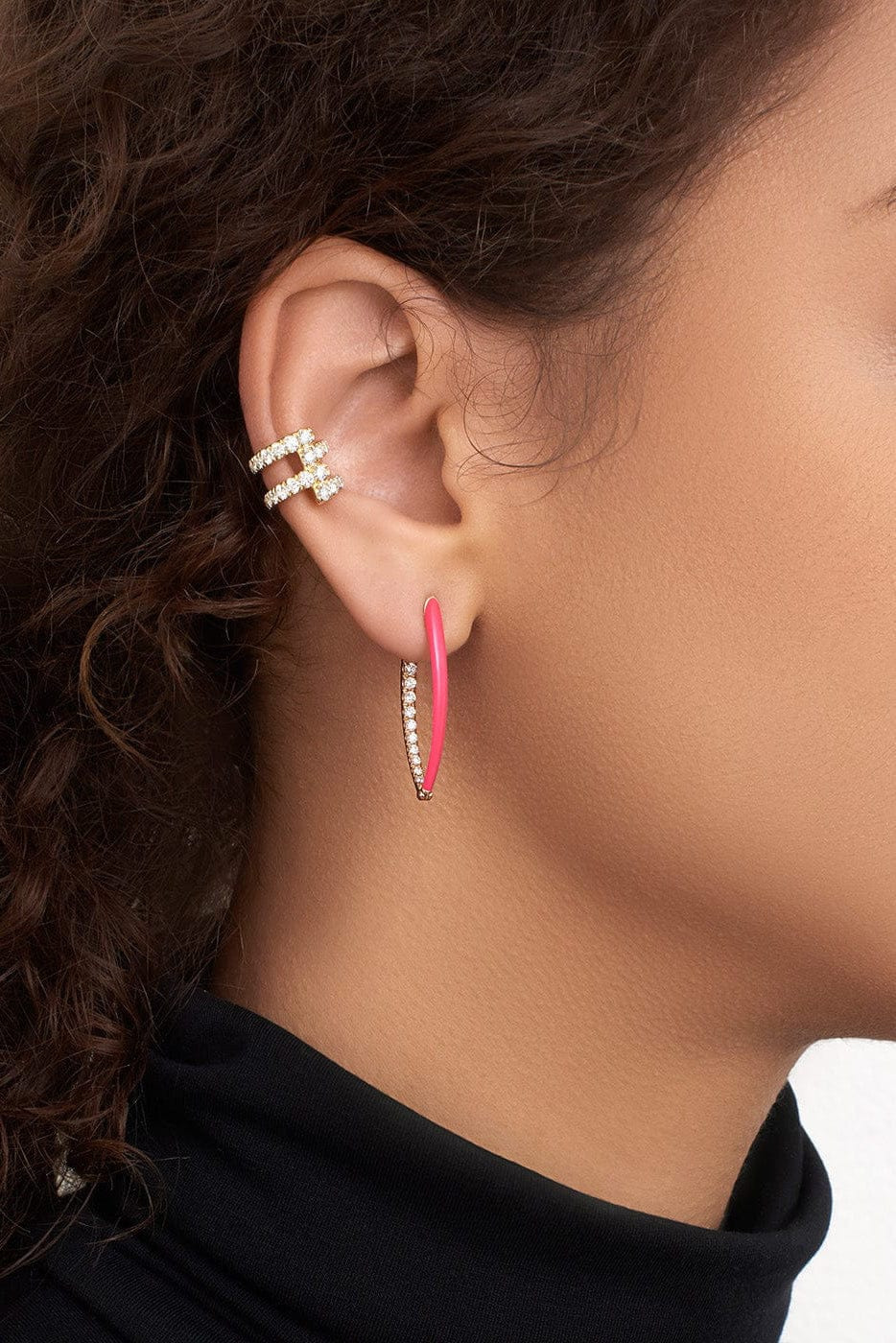 Medium Marissa Pink Cristina Earrings - 2
