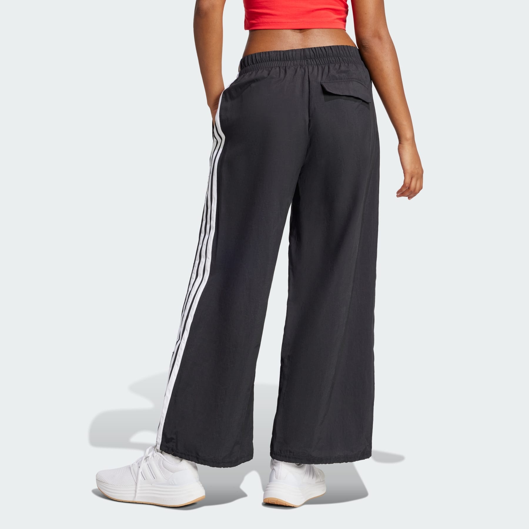 Essentials 3-Stripes Lifestyle Woven Parachute Pants - 3