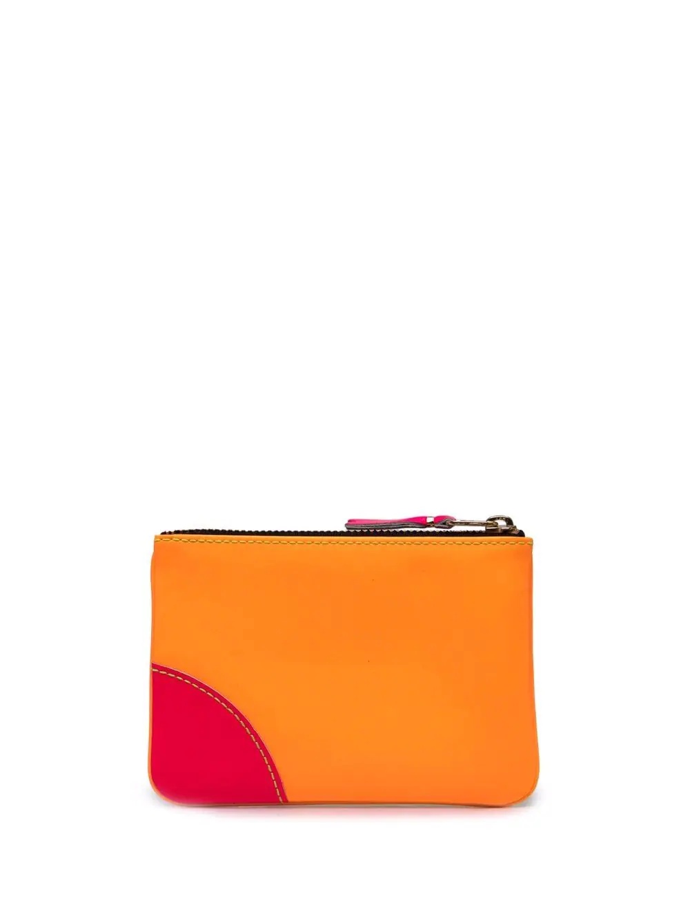 colour-block leather wallet - 2