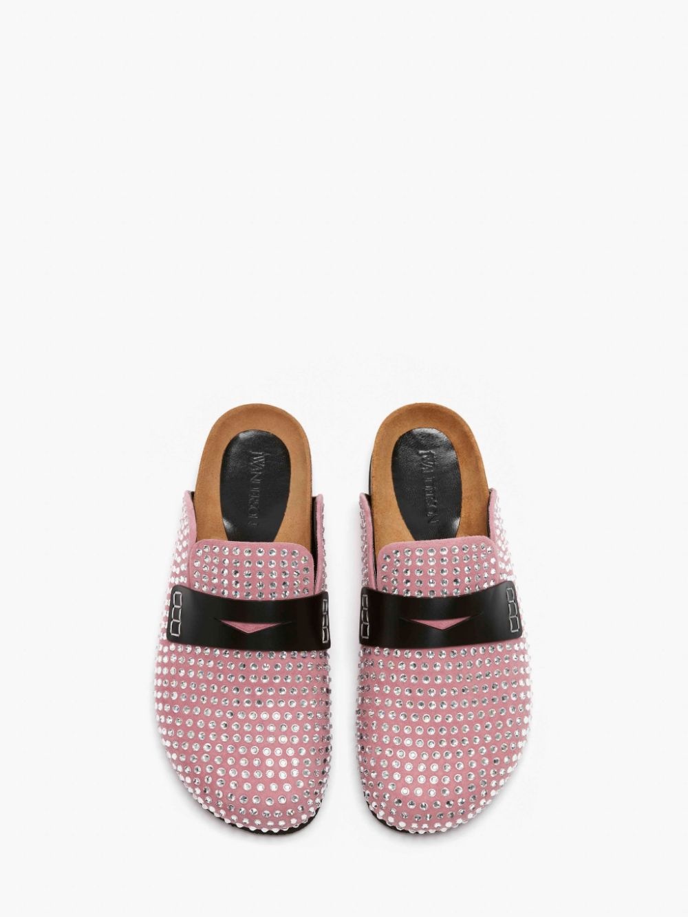 CRYSTAL LOAFER MULES - 4