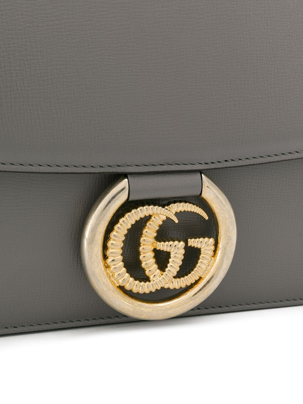 logo plaque shoulder bag - 4