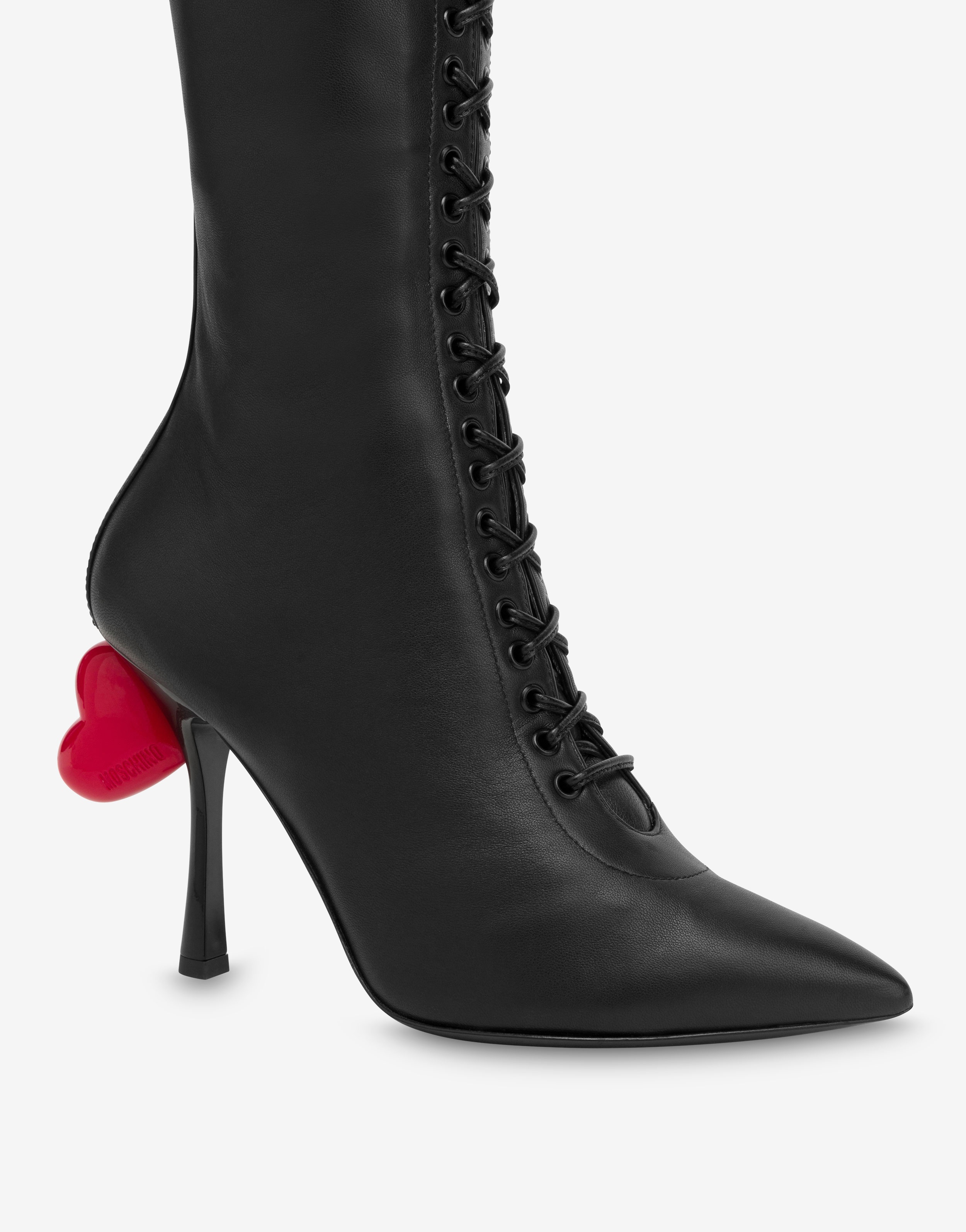 SWEET HEART NAPPA LEATHER BOOTS - 4