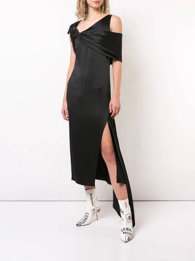 Monse twisted-neck gown outlook