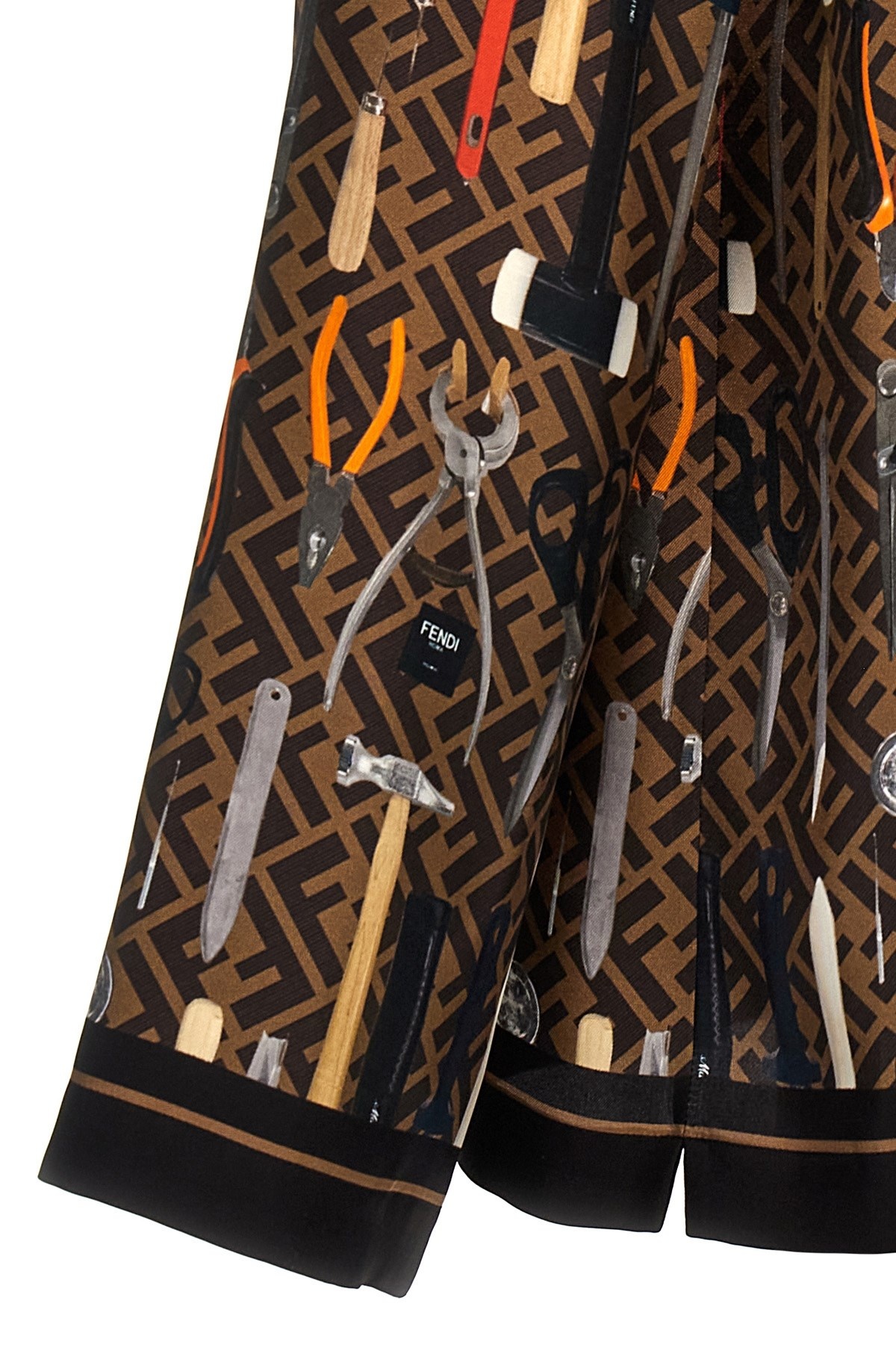 FENDI FFモチフロンクスリフシャツ FS1262AR6G F13IZ FENDI 'Fendi tools' shirt | julianfashion | REVERSIBLE