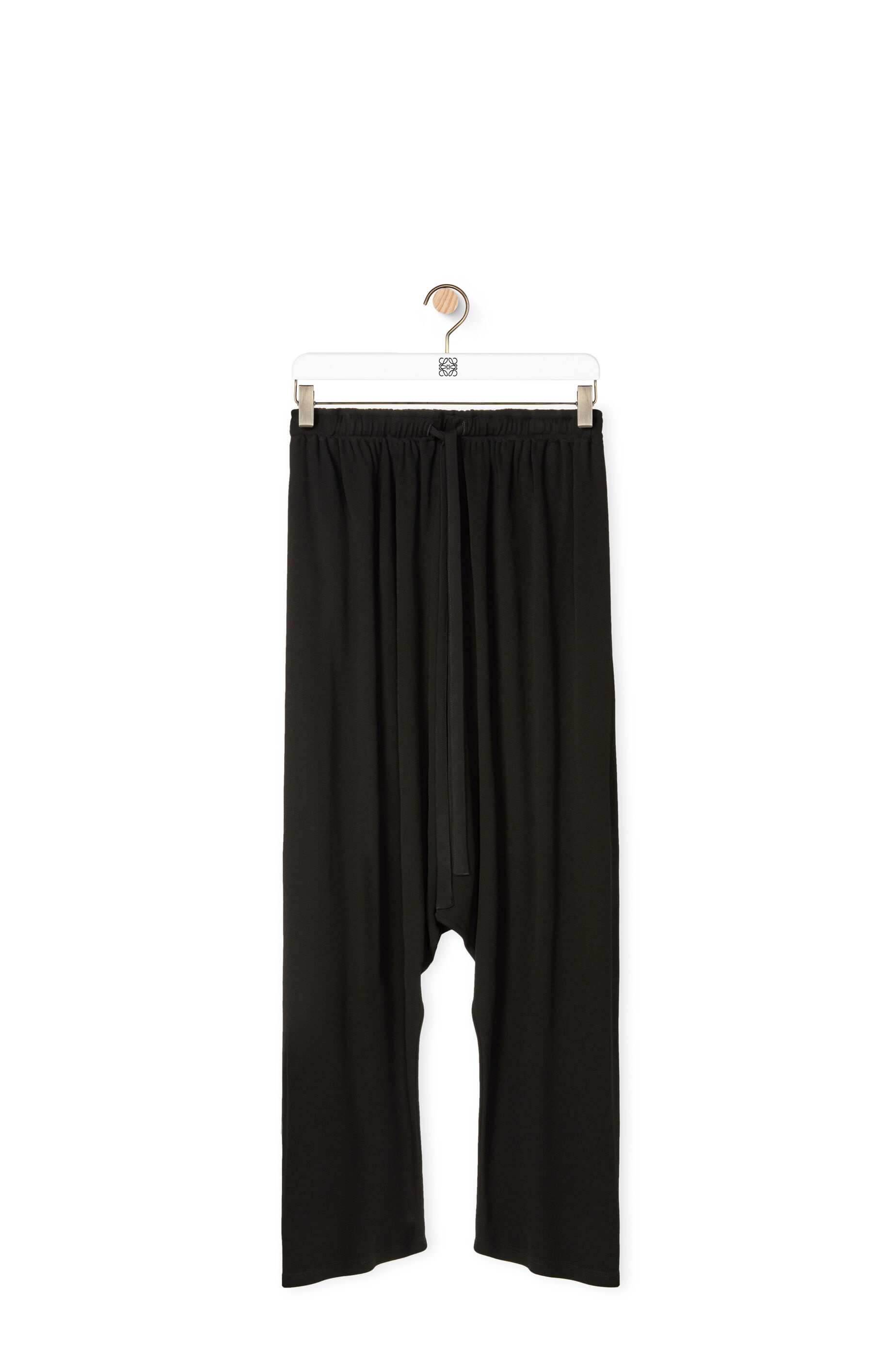 Balloon trousers in viscose crepe jersey - 1