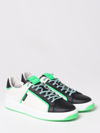 Balmain Balmain leather sneakers outlook