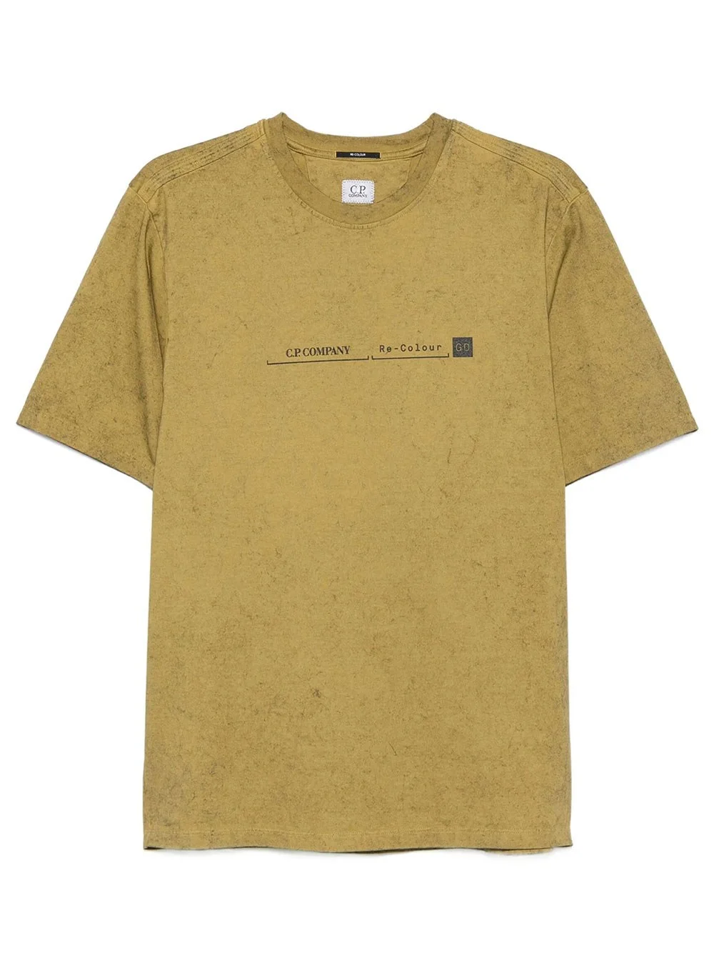 MERCERIZED JERSEY T-SHIRT WITH PRINTED LOGO - 1