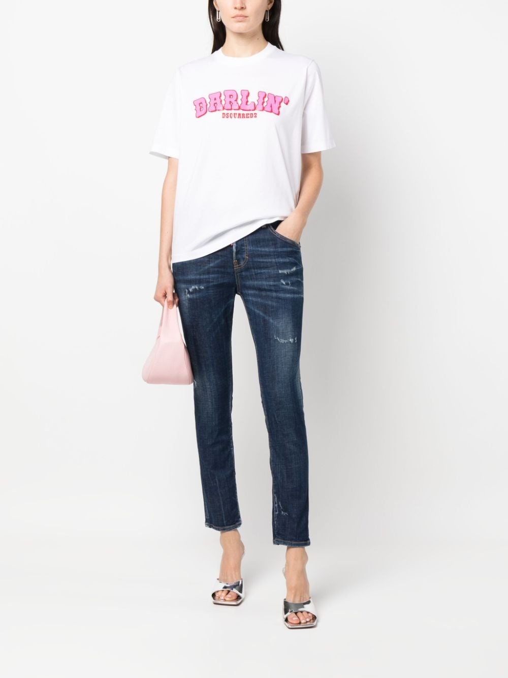 mid-rise skinny jeans - 2