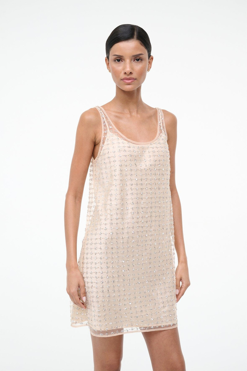 STAUD AURIELLE MINI DRESS STARDUST 4