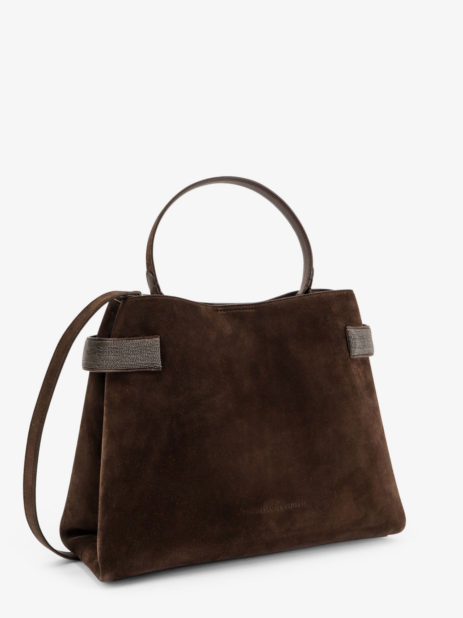 Brunello Cucinelli Suede Shoulder Bag - 3