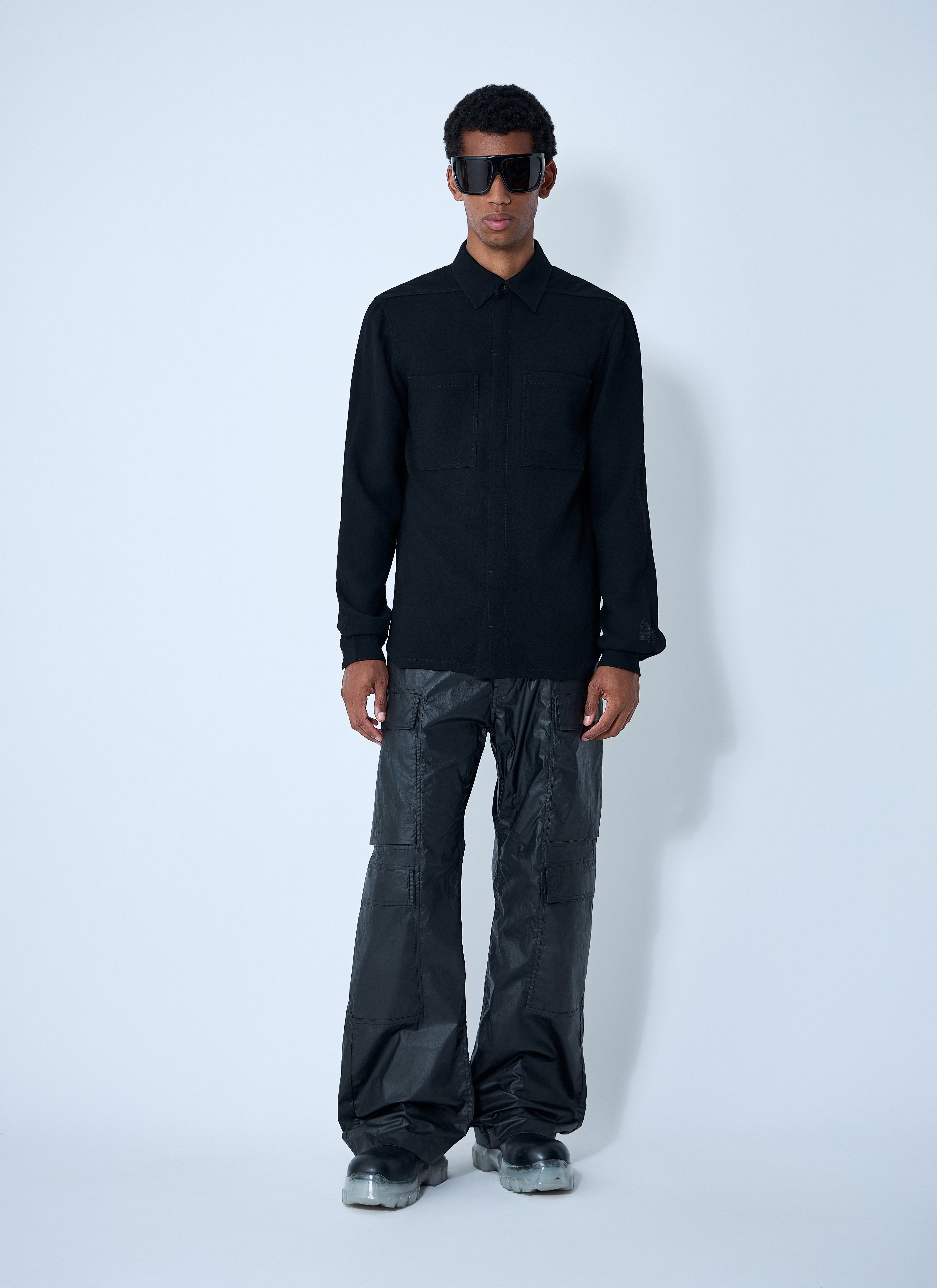 Rick Owens Men Double Cargo Jeans - 2