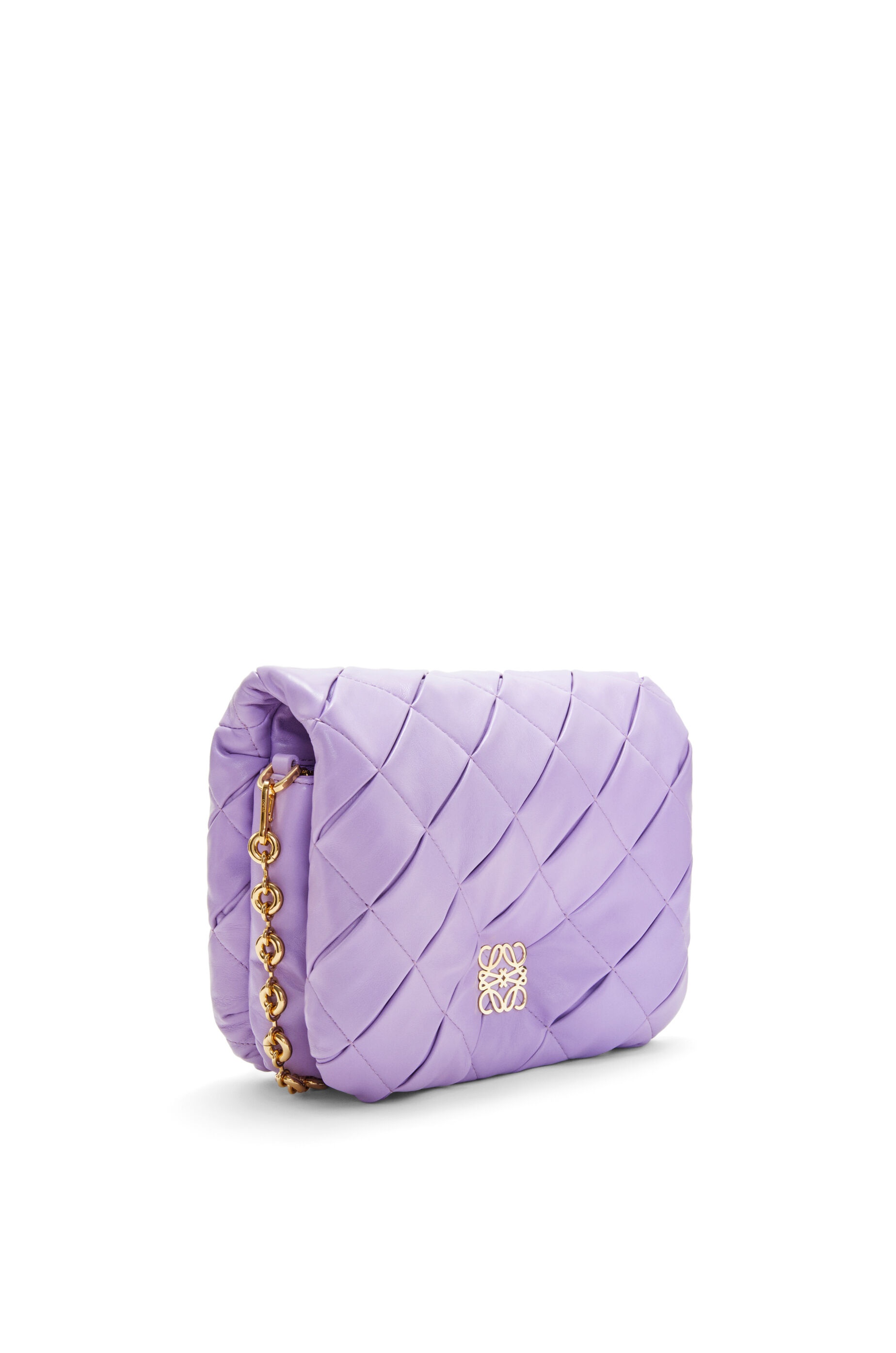 Puffer Goya in pleated shiny nappa lambskin - 3