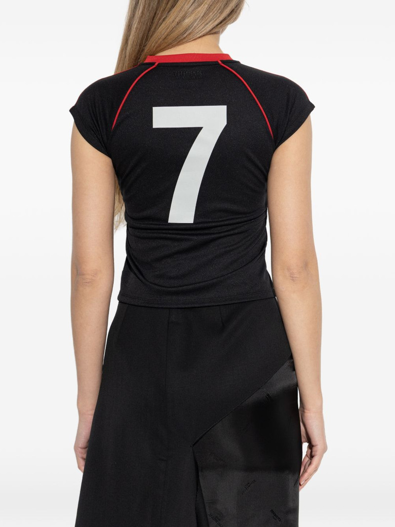 V-neck short sleeve T-shirt 4