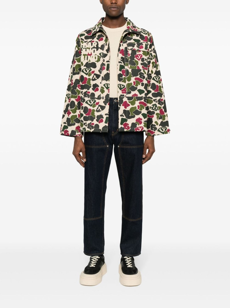BILLIONAIRE BOYS CLUB Duck Camo cotton jacket outlook