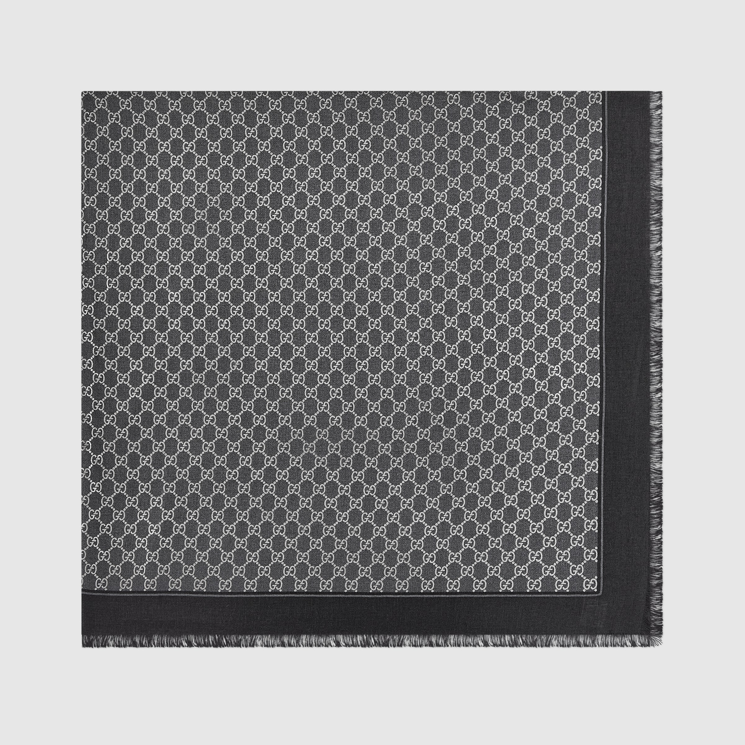 GG wool shawl - 2