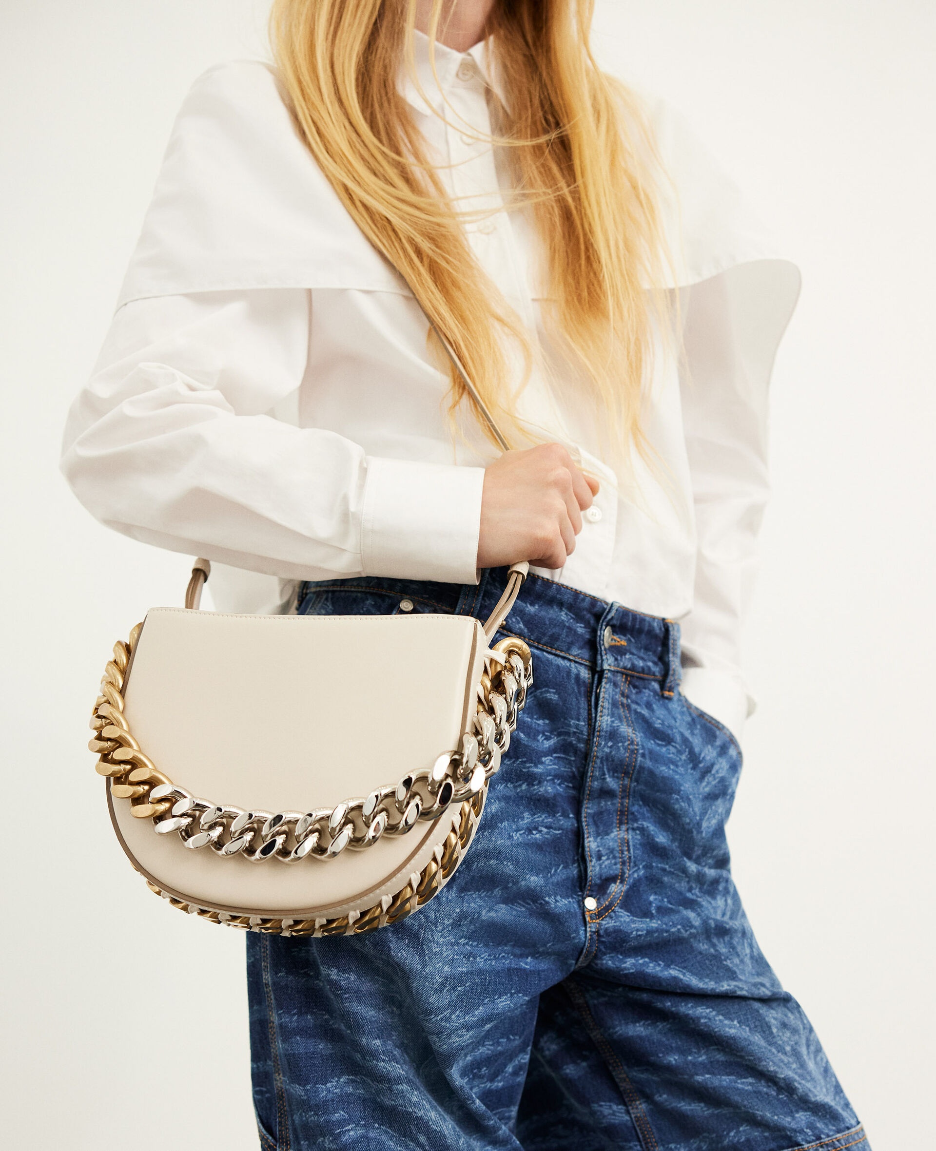 関送込【Stella McCartney】Frayme small shoulder bag Stella McCartney- Frayme Small Zipped Shoulder Bag-BNWT | eBay