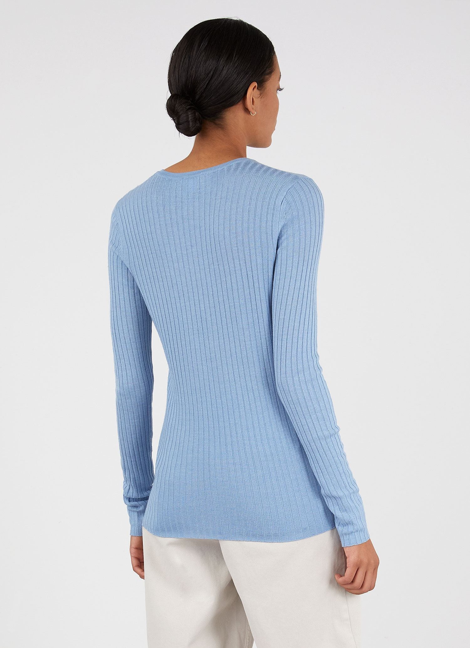 Merino Silk Henley - 3