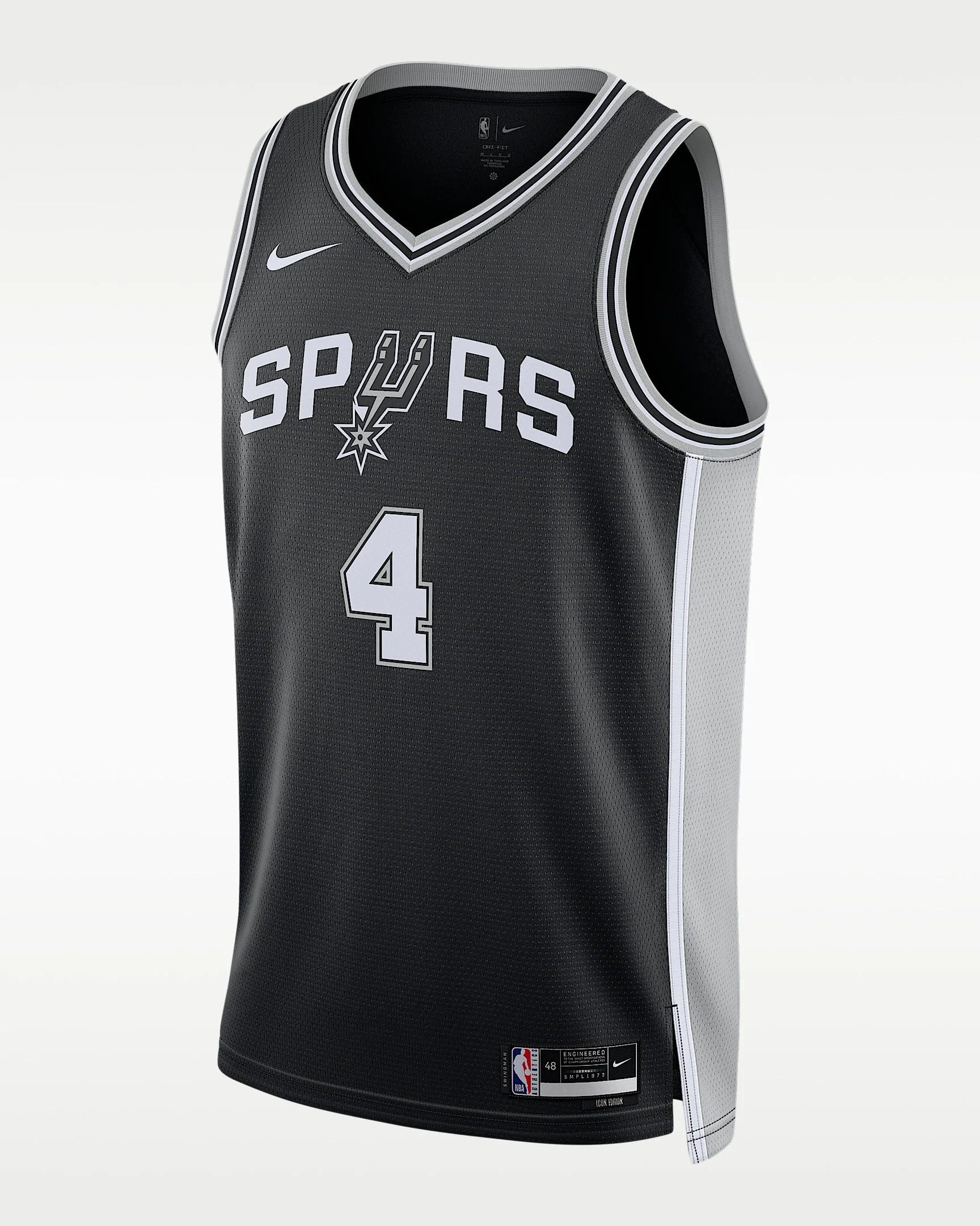 San Antonio Spurs Icon Edition Men's Nike Dri-FIT NBA Swingman Jersey - 1