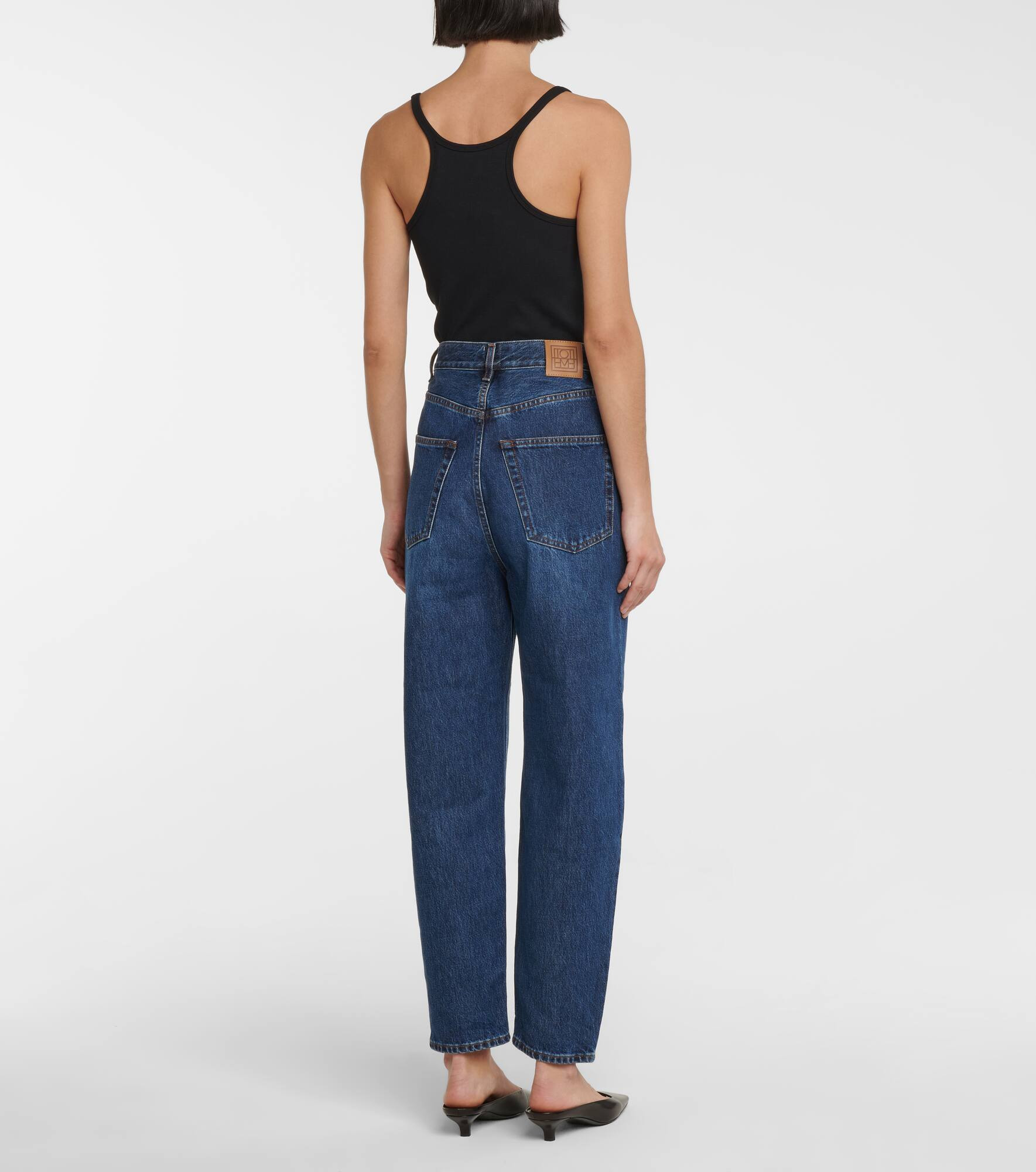 High-rise tapered jeans - 3