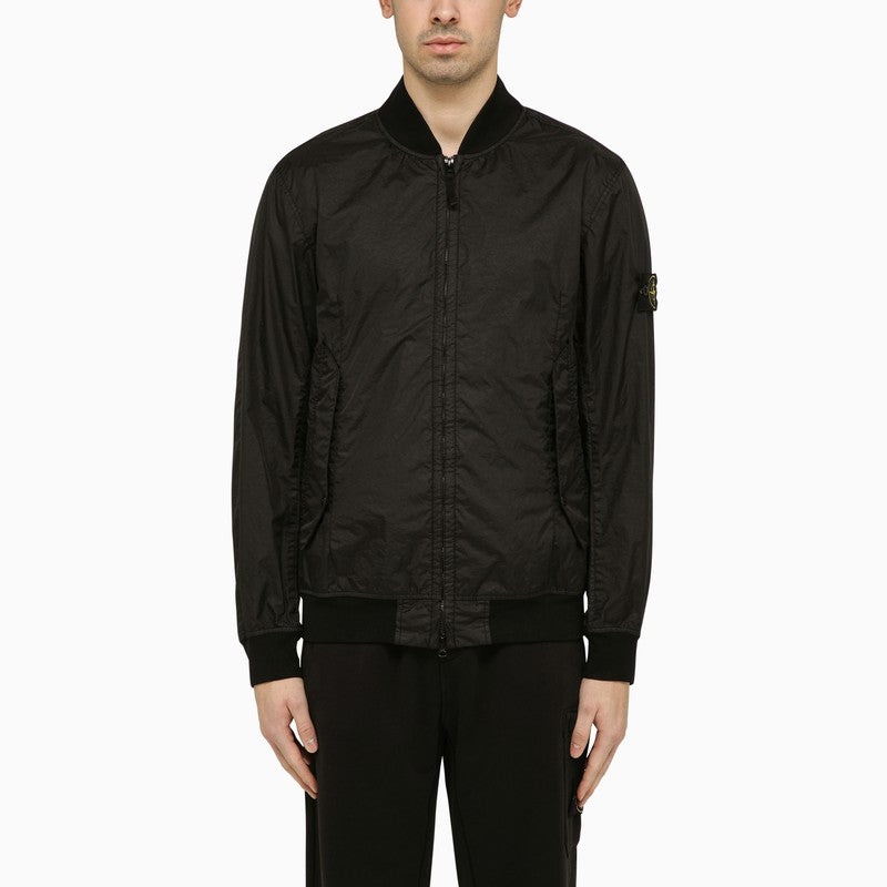 Stone Island Lightweight Black Technical Jacket Men - 1