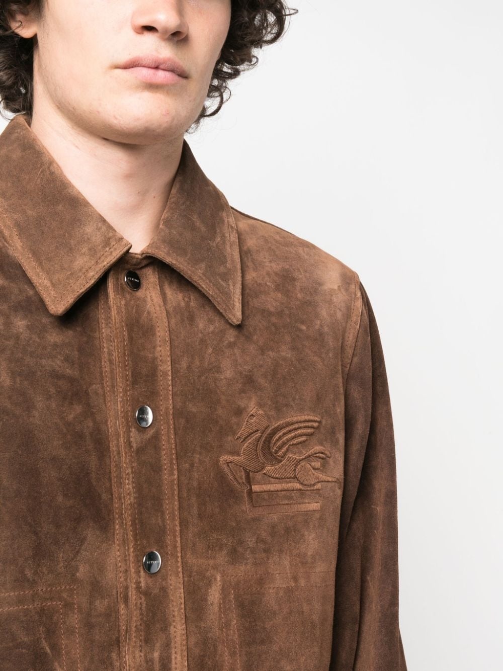 suede shirt jacket - 5