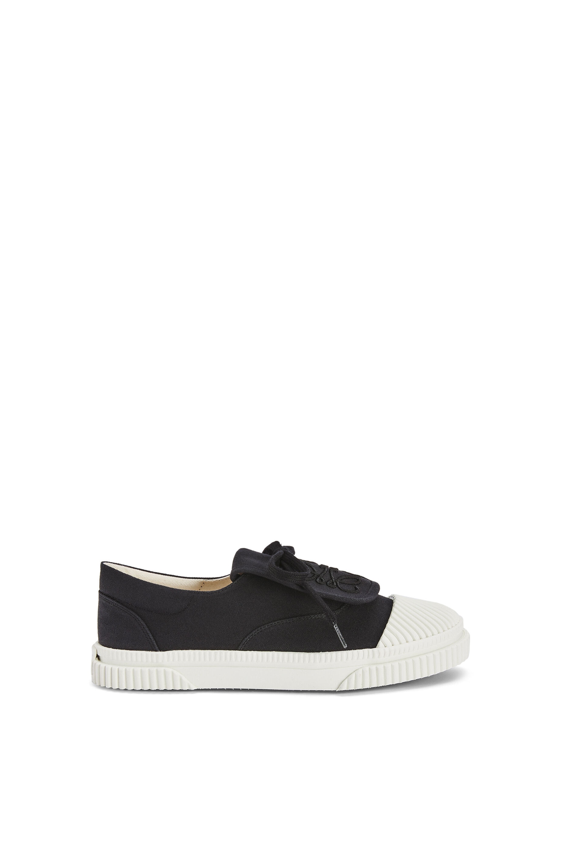 Anagram flap sneaker in canvas - 1