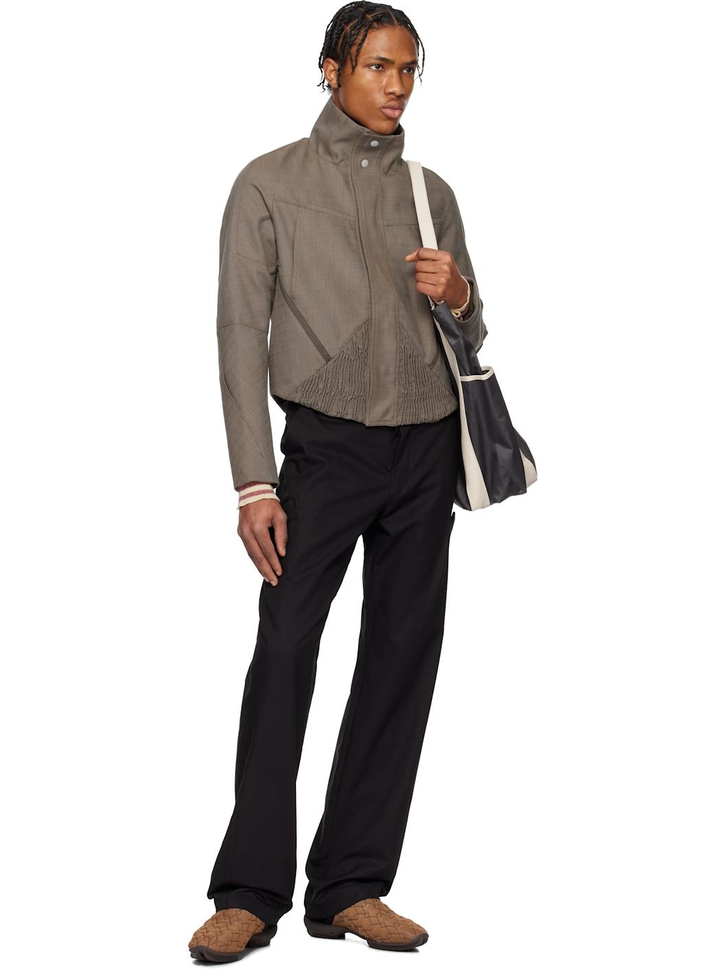 Black Zafar Cargo Pants - 4