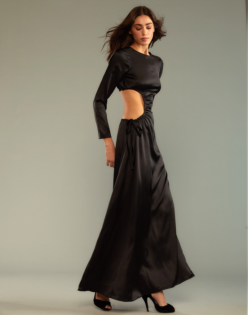 Striking Silk Dress 1